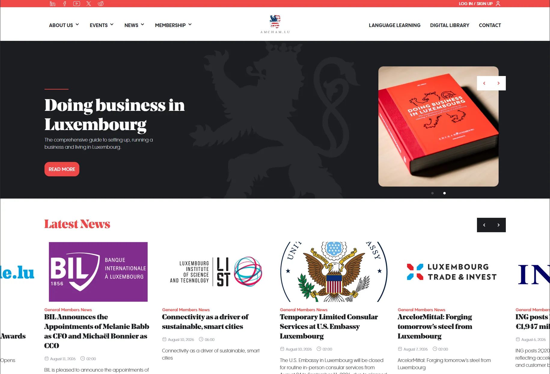 AmCham Luxembourg képernyőkép 1